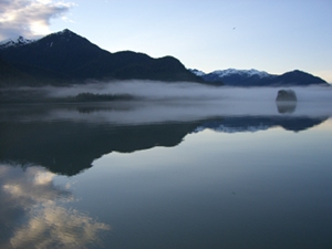At Anchor on a Small Ship Cruise in Alaska