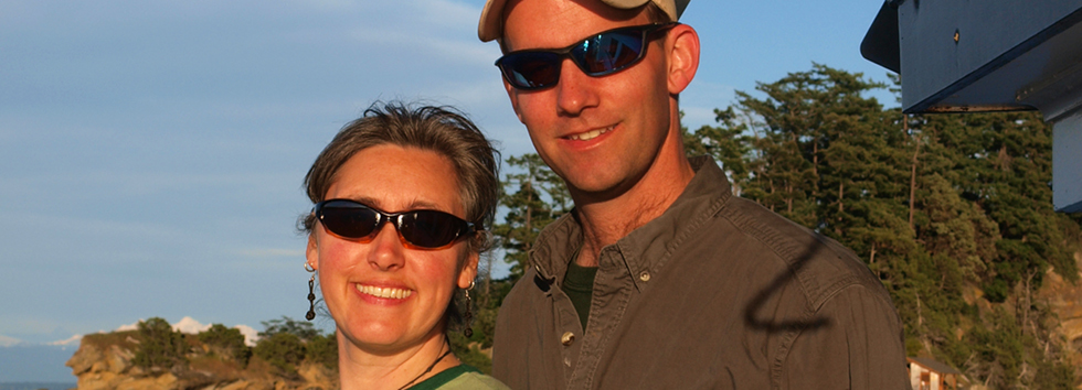 Captain Jeffrey and Christine on the David B