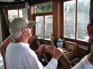 Ray Drives the David B Ray Drives the David B in the Inside Passage