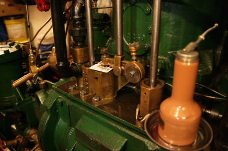 David B's Diesel 3-Cylinder Engine with Playing Card