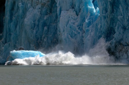 Dawes Glacier Calving - Alaska Small Ship Cruise