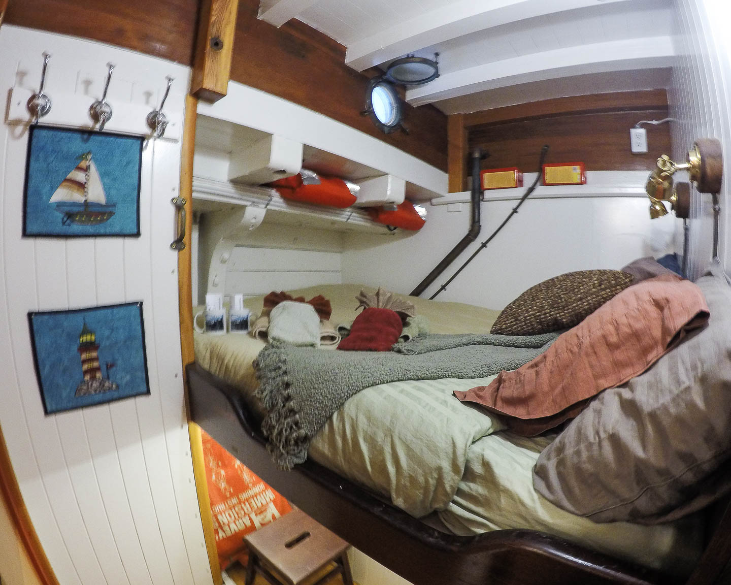 Cabin on the David B small cruise ship