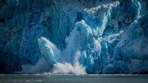 Dawes Glacier In Alaska