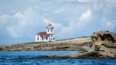 Lighthouse in the San Juan Islands